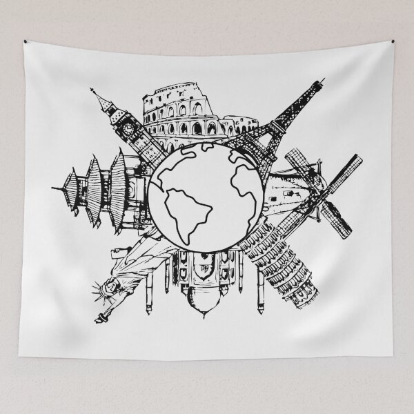 Item preview, Architectural Destinations designed and sold by CrazyNerdAlert.