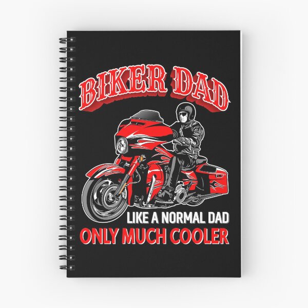 Item preview, Biker DAD like a normal Dad only cooler, coolest daddy, touring bike designed and sold by Lekrock.