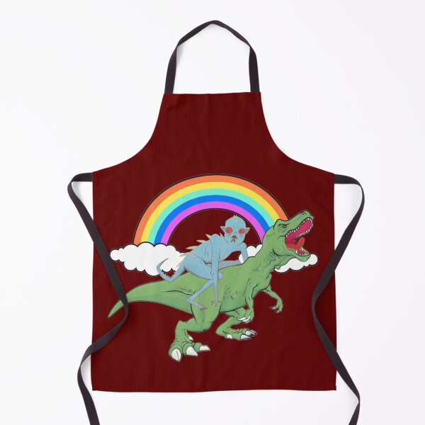 Item preview, Chupacabra rides a dinosaur designed and sold by SidTastic .
