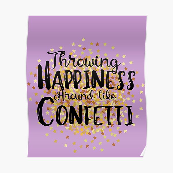 Like Confetti Posters Redbubble