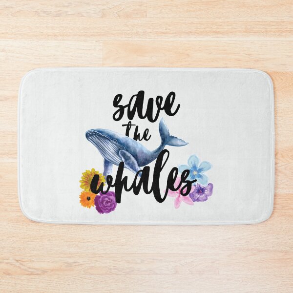 Item preview, save the whale pass up plastic - whale conservation  designed and sold by foreco design.