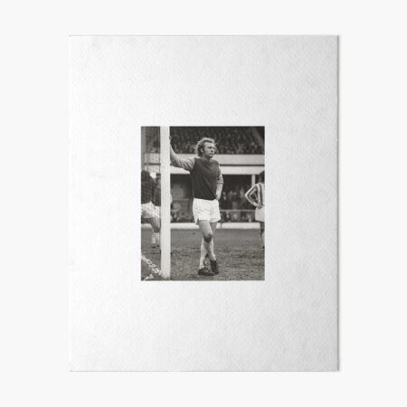 Iconic Bobby Moore Goalpost Shot Art Board Print