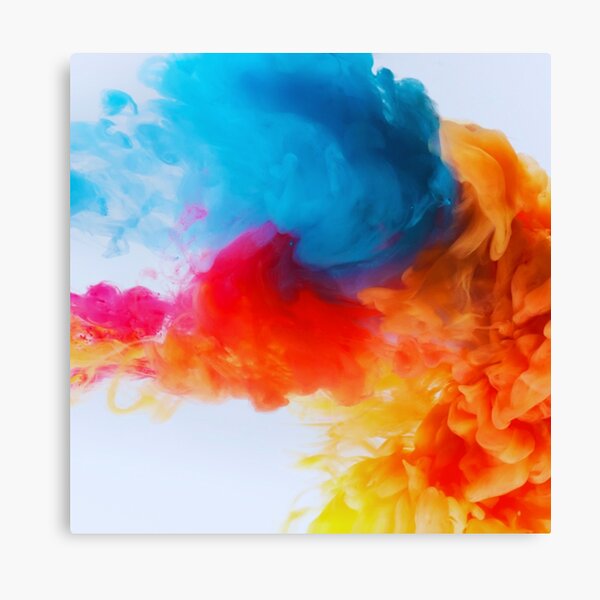 Colored Smoke Canvas Print