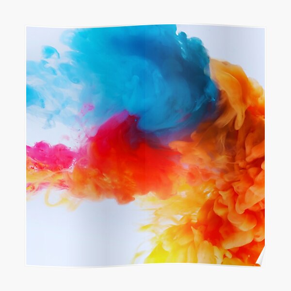 Colored Smoke Poster