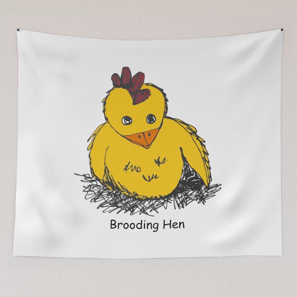 Item preview, Brooding Hen with Text designed and sold by dfavrefelix.