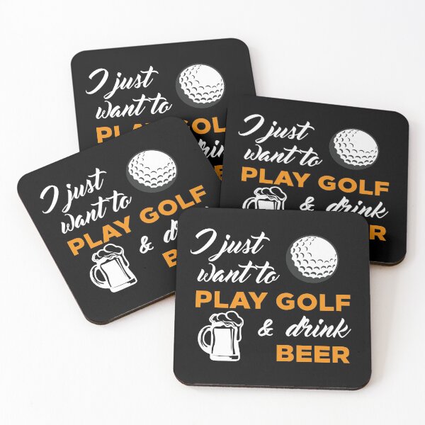 Item preview, I just want play Golf and drink Beer designed and sold by Satish Sawant.