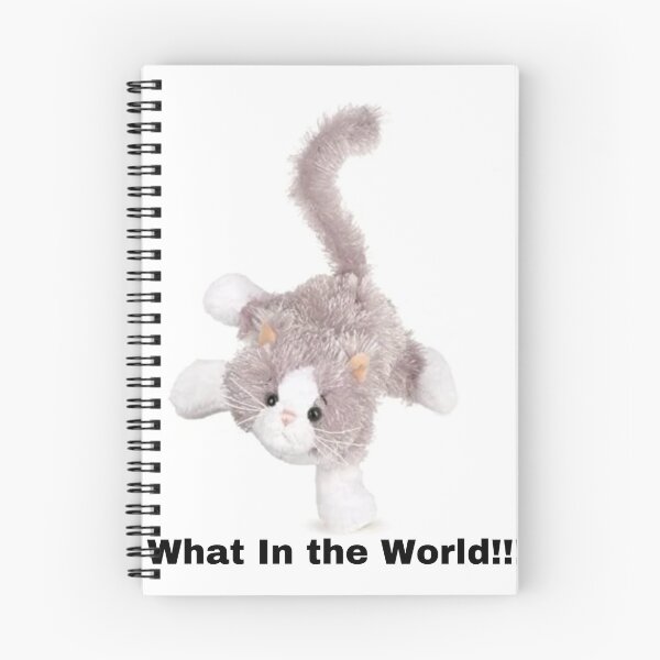 Item preview, Webkinz gray kitty what in the world meme designed and sold by dyslsexyia.