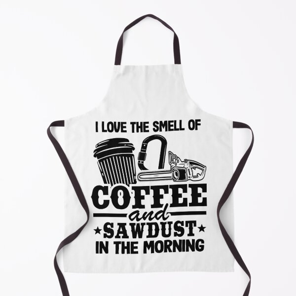Item preview, Coffee & Sawdust Smell Chainsaw Funny Arborist Gift designed and sold by Stronzi.