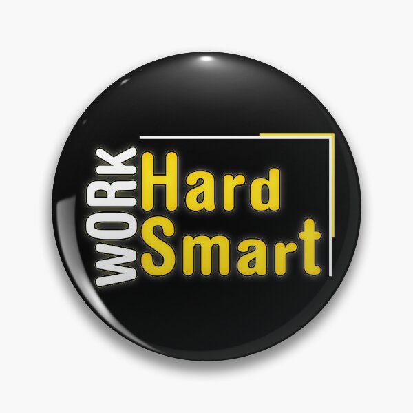 Item preview, Work Hard | Work Smart designed and sold by Wishmi Lucky.