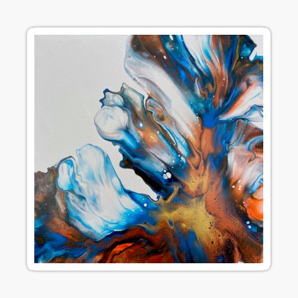 Coral Splash Sticker