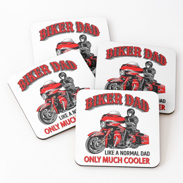 Item preview, Biker DAD like a normal Dad only cooler, coolest daddy, touring bike designed and sold by Lekrock.