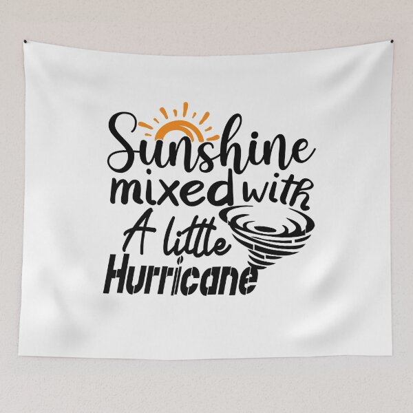 Item preview, Sunshine Mixed with a Little Hurricane T Shirt, Country Music Shirt, Country Shirts, Hurricane Shirt, Sunshine Shirt designed and sold by plussorn.