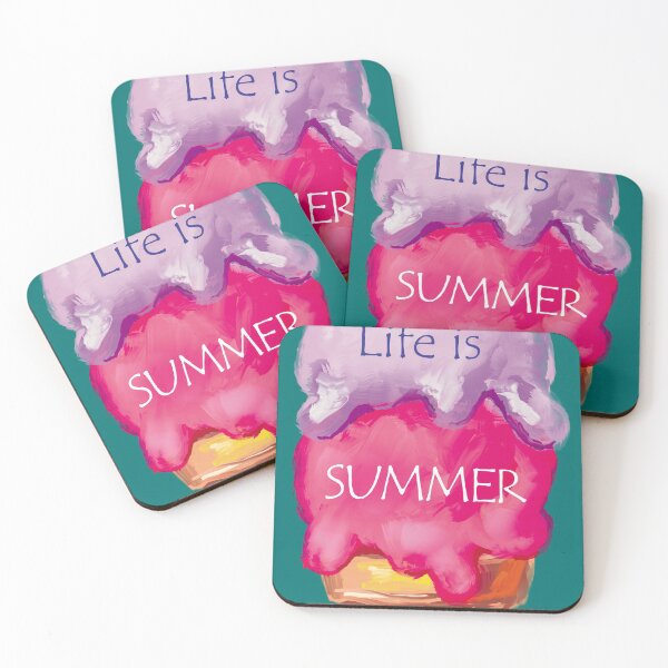 Item preview, Sweet cold colourful  ice cream. Hot summer time. designed and sold by RukkiZukkiArt.