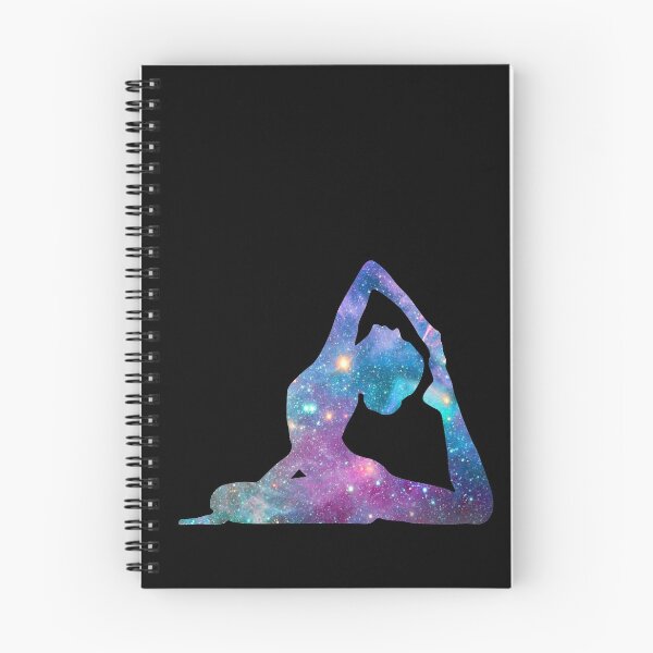 Item preview, Cosmic Yoga Asana 2 - Galaxy King Pigeon Pose  designed and sold by FlyingFoxDesign.