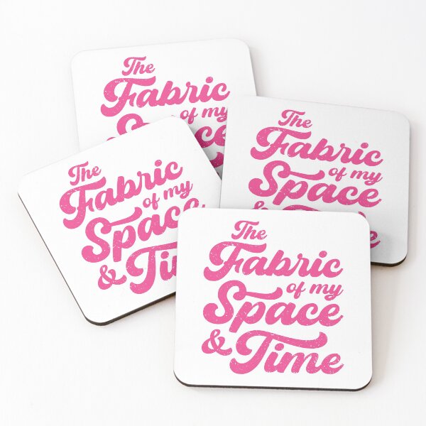 Item preview, The Fabric of my Space & Time (Pink Text) designed and sold by STUDIO-72.