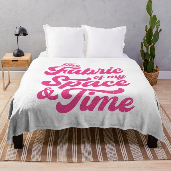 Item preview, The Fabric of my Space & Time (Pink Text) designed and sold by STUDIO-72.