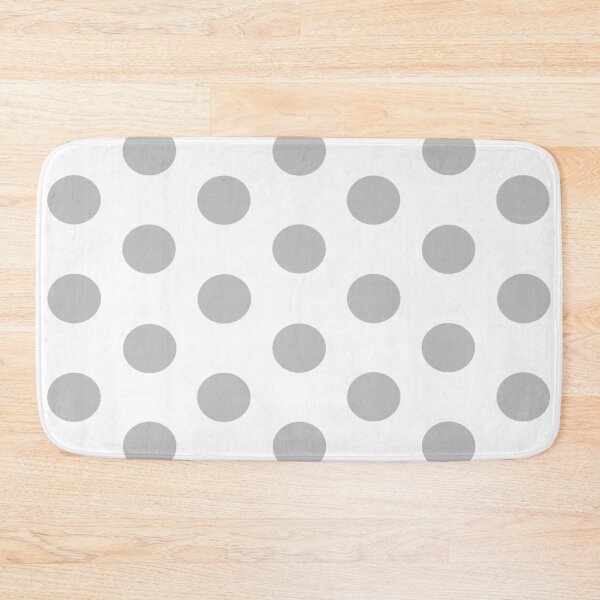 Item preview, Large SILVER GREY and WHITE POLKA DOTS designed and sold by RachelMacht.