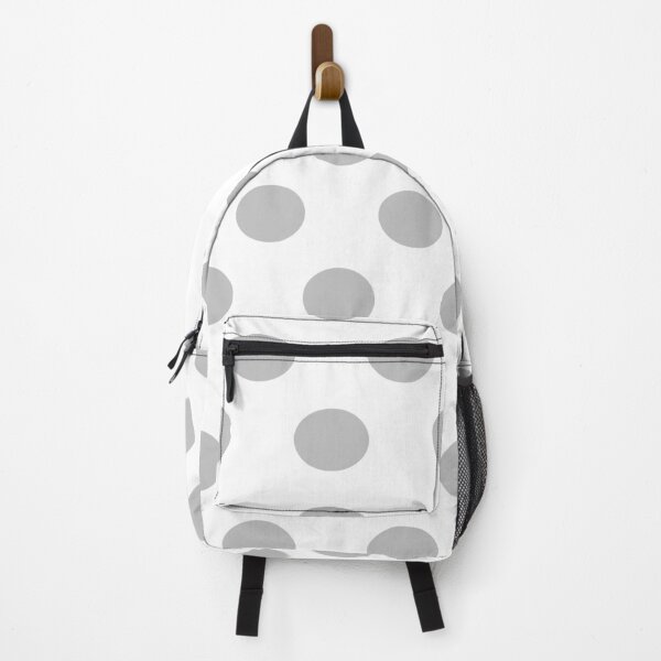 Item preview, Large SILVER GREY and WHITE POLKA DOTS designed and sold by RachelMacht.