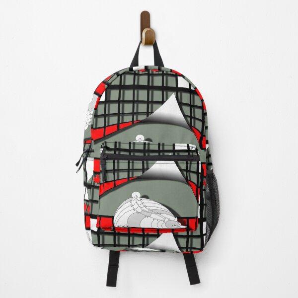 Item preview, Polar bear, Canada, (5th animal, grid, red, white,) Kind, decorative, digital, colorful, designed and sold by Paszkan.