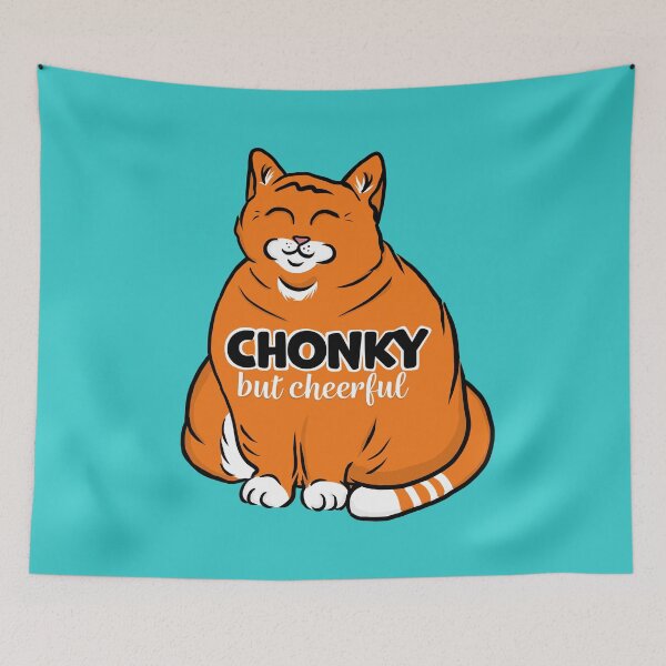 Item preview, Chonky but Cheerful Cat designed and sold by executey.