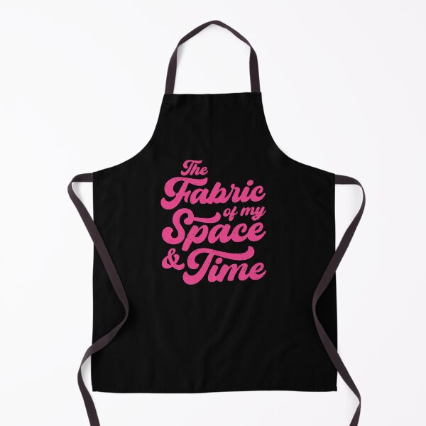 Item preview, The Fabric of my Space & Time (Pink Text on Black) designed and sold by STUDIO-72.