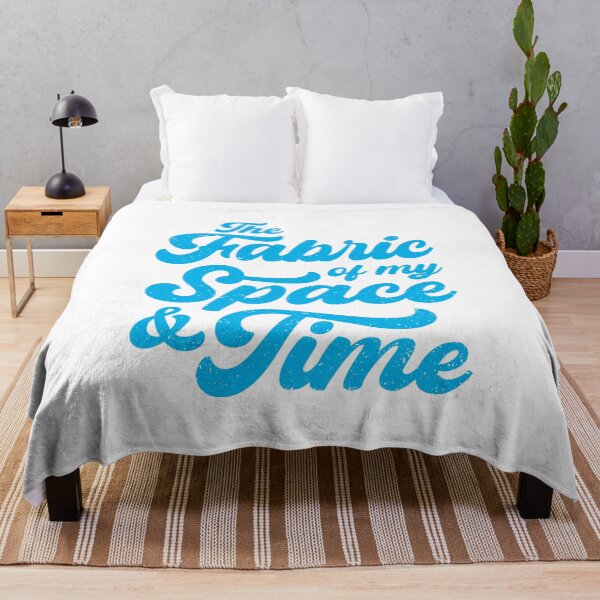 Item preview, The Fabric of my Space & Time (Blue Text) designed and sold by STUDIO-72.