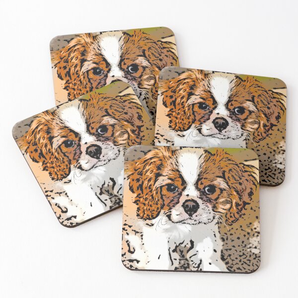 Item preview, Cute Cavalier King Charles Puppy designed and sold by Tanya C  Smith.