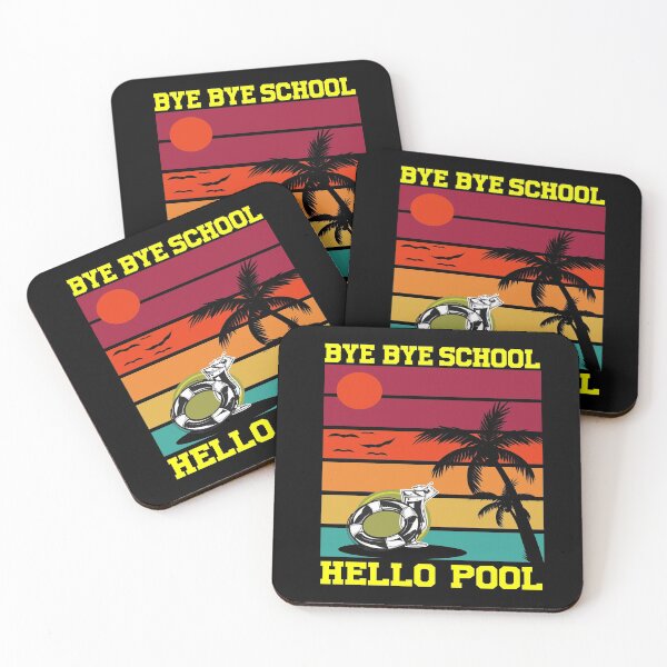 Item preview, School Sayings For The Last Day Of School 2021: Bye Bye School Hello Pool Gift For  Student & teacher designed and sold by Raminovitch.