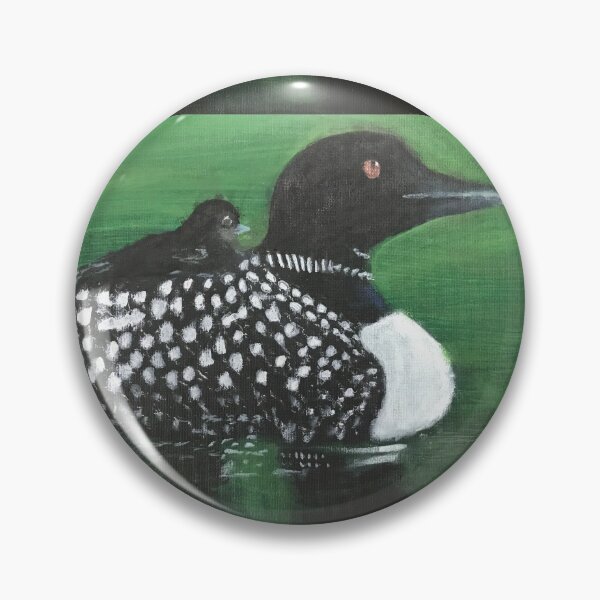 Item preview, Loon and chick designed and sold by Artdesrapides.