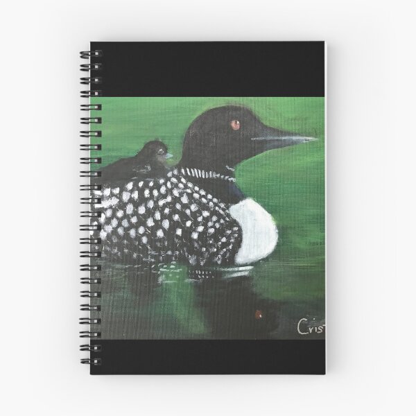 Item preview, Loon and chick designed and sold by Artdesrapides.