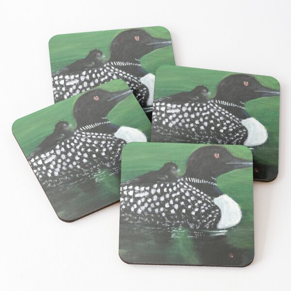 Item preview, Loon and chick designed and sold by Artdesrapides.