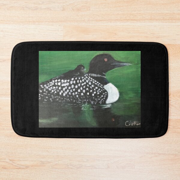 Item preview, Loon and chick designed and sold by Artdesrapides.
