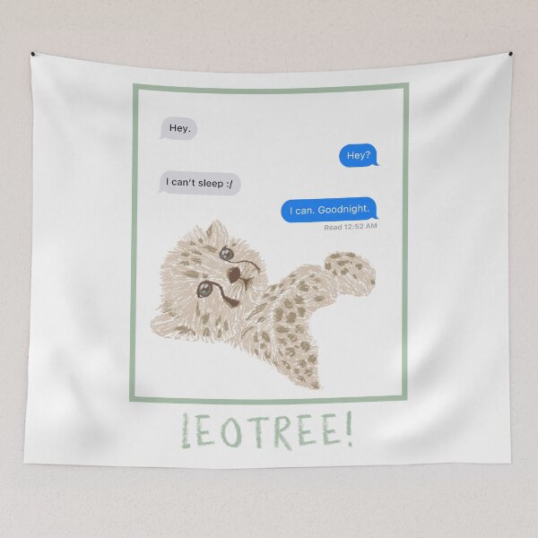 Item preview, cheetahcub can't sleep designed and sold by LEOTREE.