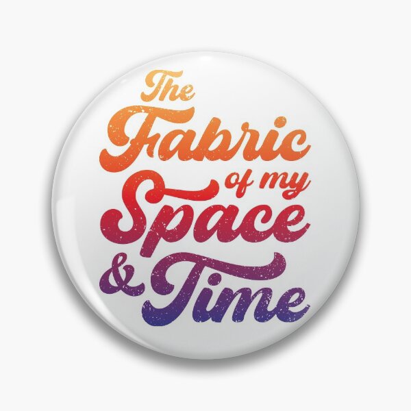 Item preview, The Fabric of my Space & Time (Multi-Coloured Text) designed and sold by STUDIO-72.