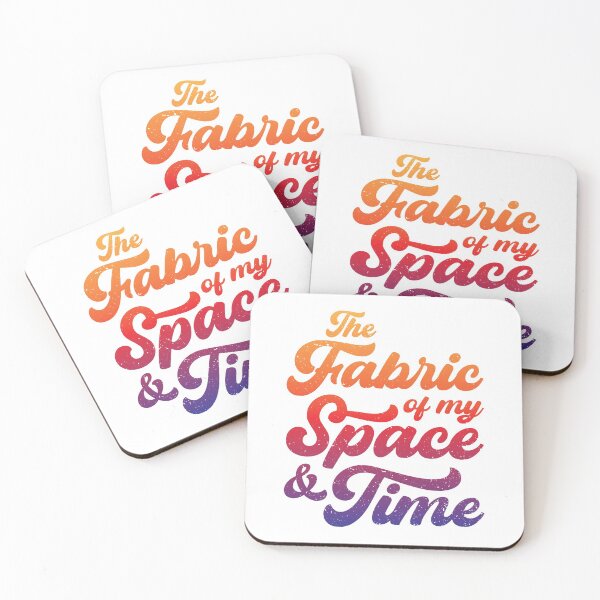 Item preview, The Fabric of my Space & Time (Multi-Coloured Text) designed and sold by STUDIO-72.