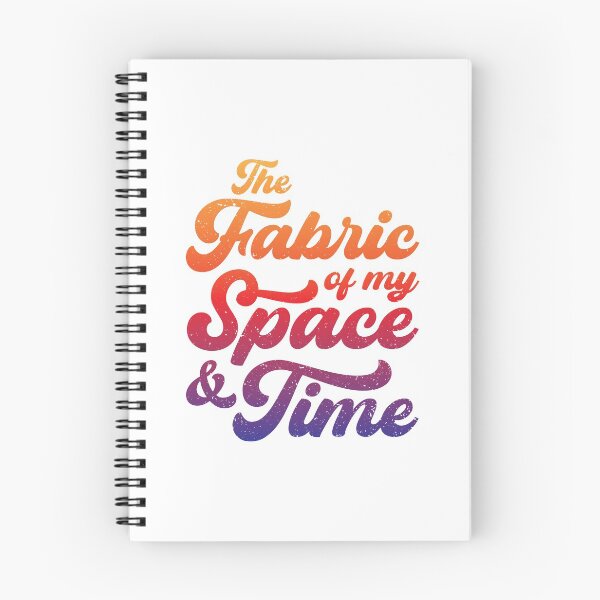 Item preview, The Fabric of my Space & Time (Multi-Coloured Text) designed and sold by STUDIO-72.