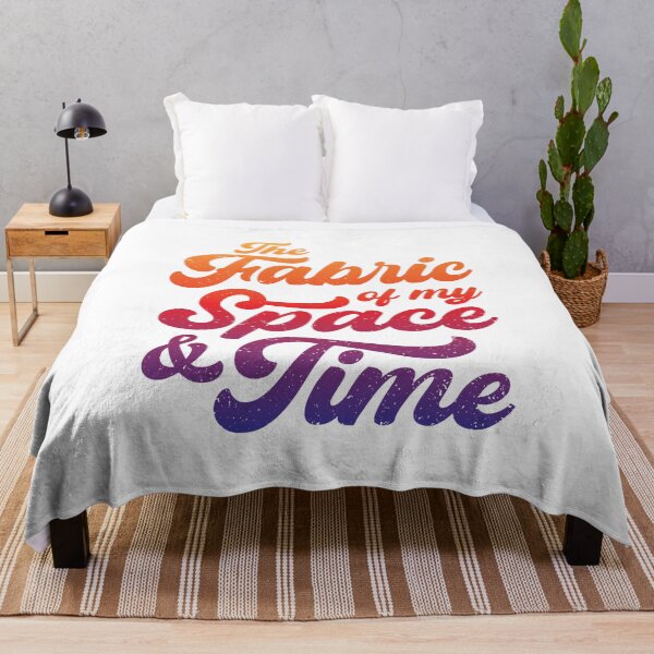 Item preview, The Fabric of my Space & Time (Multi-Coloured Text) designed and sold by STUDIO-72.