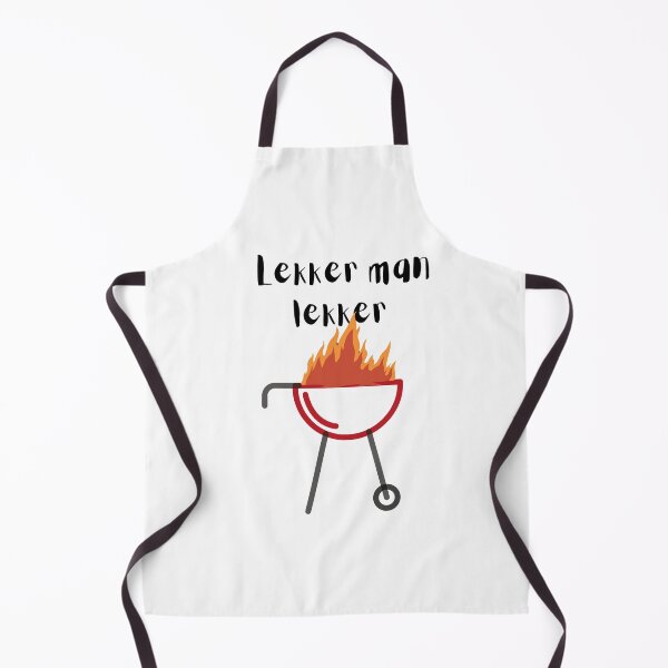 Artikelvorschau, Lekker man lekker (Braai Flame Design) entworfen und verkauft von ProfusionPro.