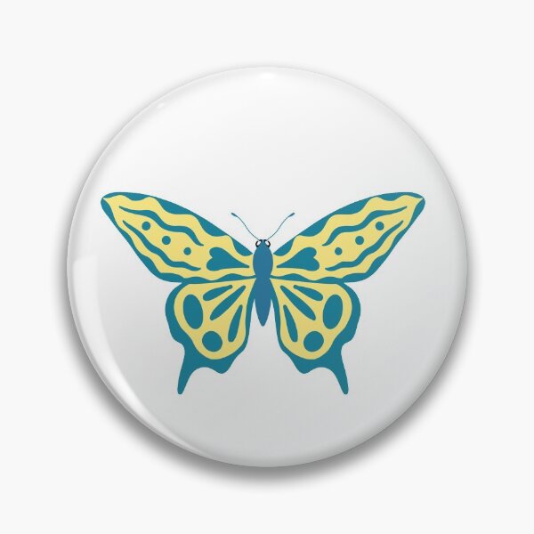 Item preview, Blue and Yellow Butterfly designed and sold by daisyandlime.