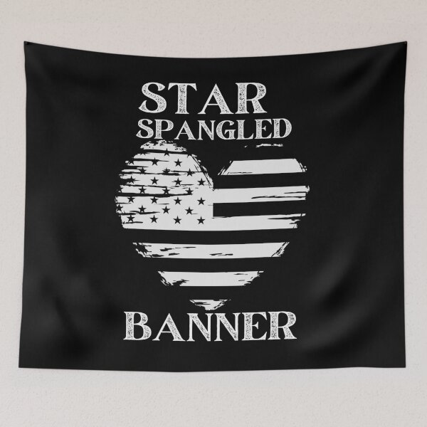 Item preview, Star-Spangled Banner Happy 4th designed and sold by LaceRenee.