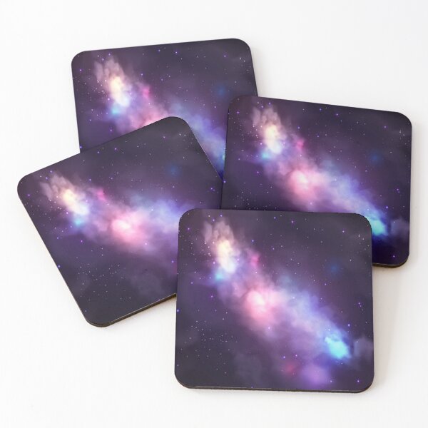 Item preview, Starry Night Sky Purple Blue Nebula and Milky Way designed and sold by WearWolfDesigns.