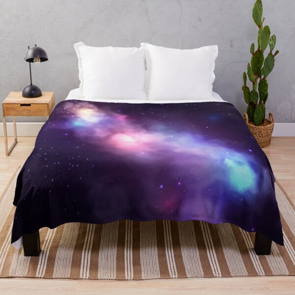 Item preview, Starry Night Sky Purple Blue Nebula and Milky Way designed and sold by WearWolfDesigns.