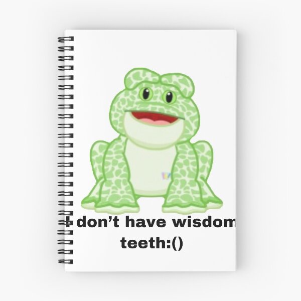 Item preview, Webkinz frog I don’t have wisdom teeth meme designed and sold by dyslsexyia.