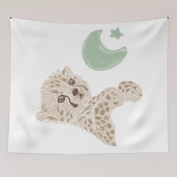 Item preview, cheetahcub can't sleep designed and sold by LEOTREE.
