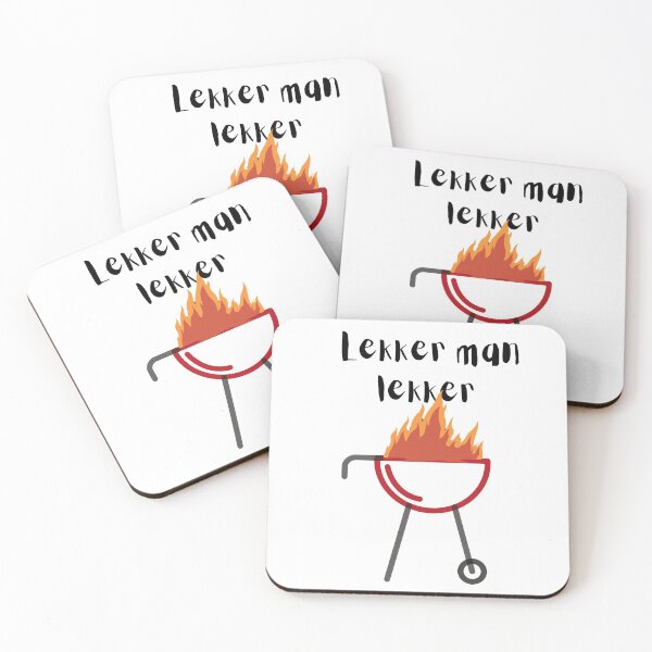 Artikelvorschau, Lekker man lekker (Braai Flame Design) entworfen und verkauft von ProfusionPro.