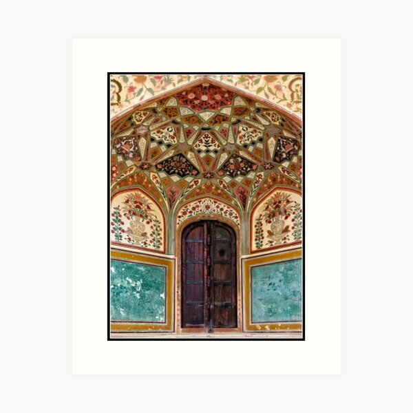 Jaipur Jewelled Doorway Art Print