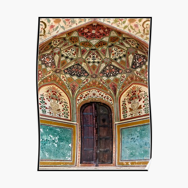 Jaipur Jewelled Doorway Poster