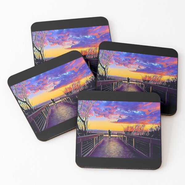Item preview, A woman viewing the Sunset at Semiahmoo Bay designed and sold by daisylilylife.