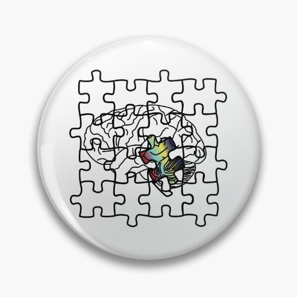 Item preview, Neurodiversity Brain Puzzle designed and sold by Logical Artist.