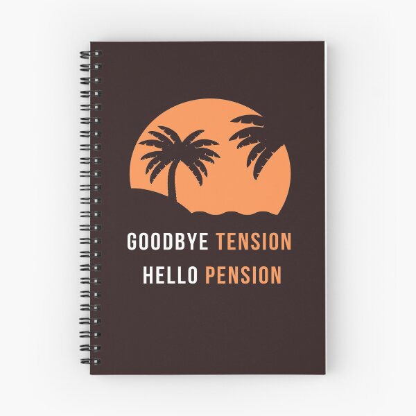Item preview, Funny goodbye tension hello pension Retired saying designed and sold by Hohohaxi.
